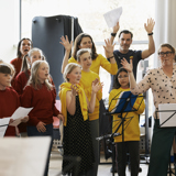Koncert på Terrassen med Skoleorkestrene fra Søndermarkskolen og Grundtvigsvej