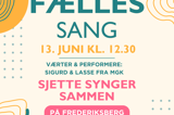 Sjette Synger Sammen - fællessang på Frederiksberg Rådhusplads