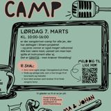 Sangskrivercamp med Alma og Johan